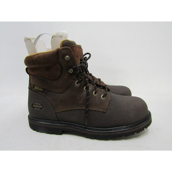 EUC Lacrosse Mens Size 11.5 M Brown Leather Laces Composite Toe Ankle Work Boots main image 11